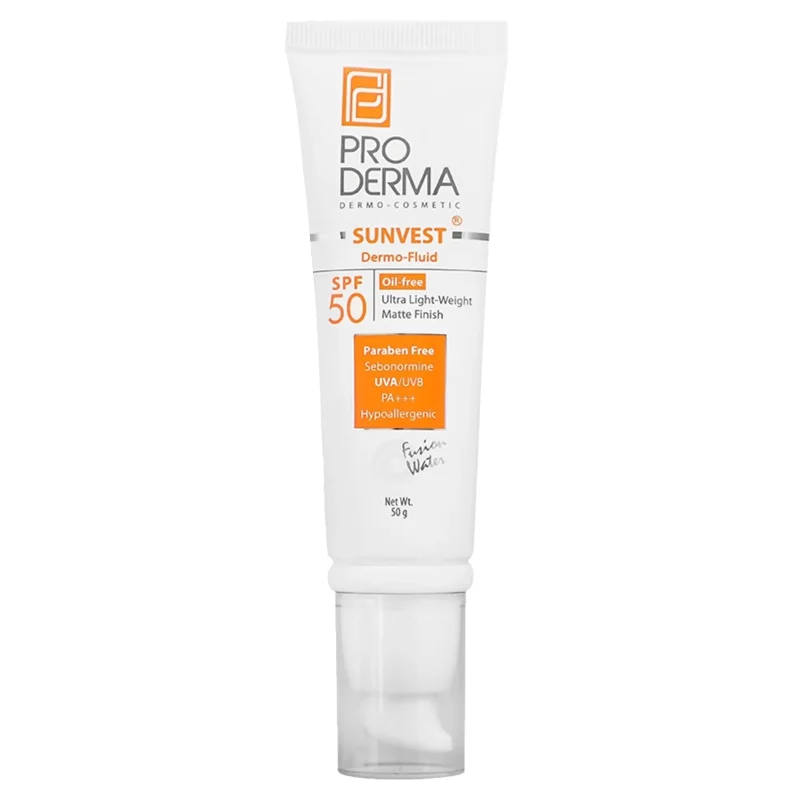 فلوئیدضدآفتاب پوست چرب و آکنه ای پرودرما (SPF50)