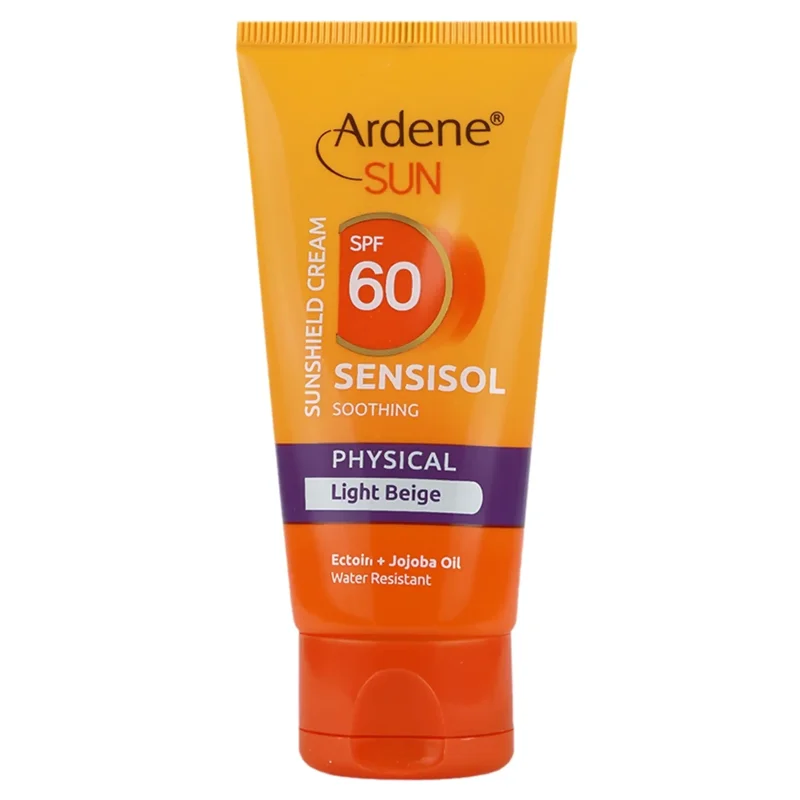 کرم ضدآفتاب فیزیکال بژ روشن آردن (SPF 60)