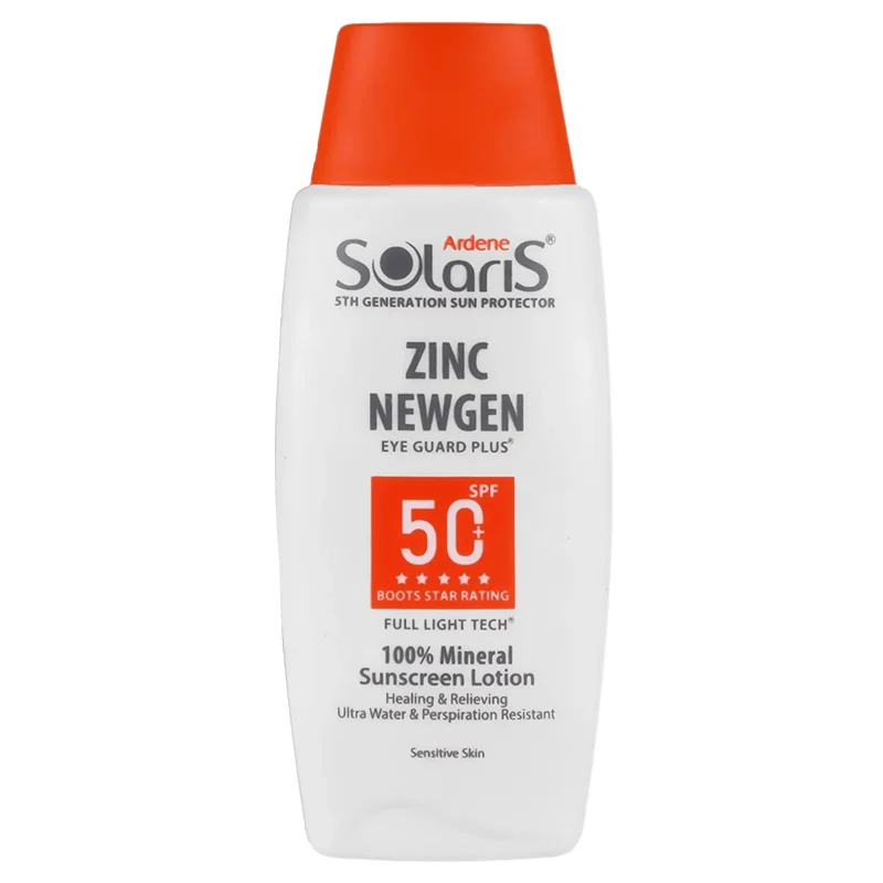 لوسیون ضد آفتاب و التیام بخش پوست حساس آردن سولاریس (SPF50)