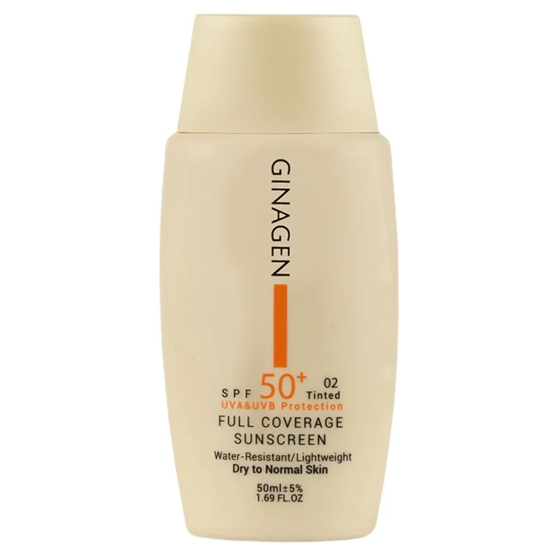 کرم ضدآفتاب پوست خشک ژیناژن (SPF50)