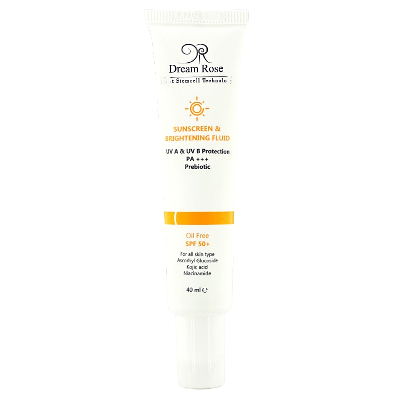 فلوئید ضدآفتاب و روشن کننده فاقد چربی و بدون رنگ دریم رز (SPF 50)