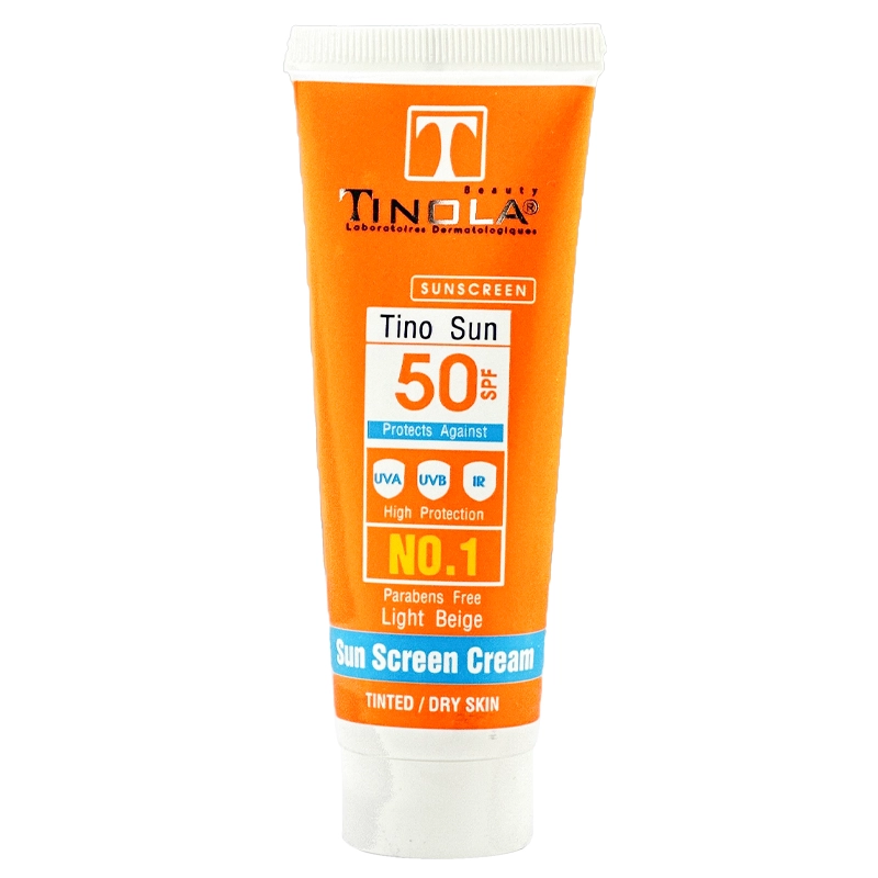 کرم ضدآفتاب رنگی پوست خشک تینولا (SPF 50)