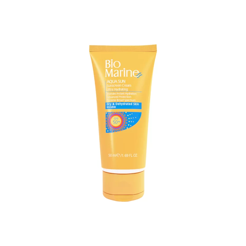 کرم ضد آفتاب و رطوبت رسان پوست خشک بایو مارین (SPF 50)