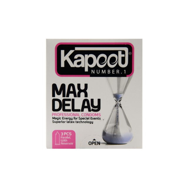 کاندوم تاخیری 3 عددی کاپوت (مدل Max Delay)