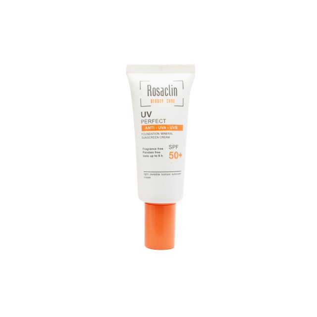 کرم ضدآفتاب مینرال SPF 50 رزاکلین (مخصوص پوست های چرب و مختلط)