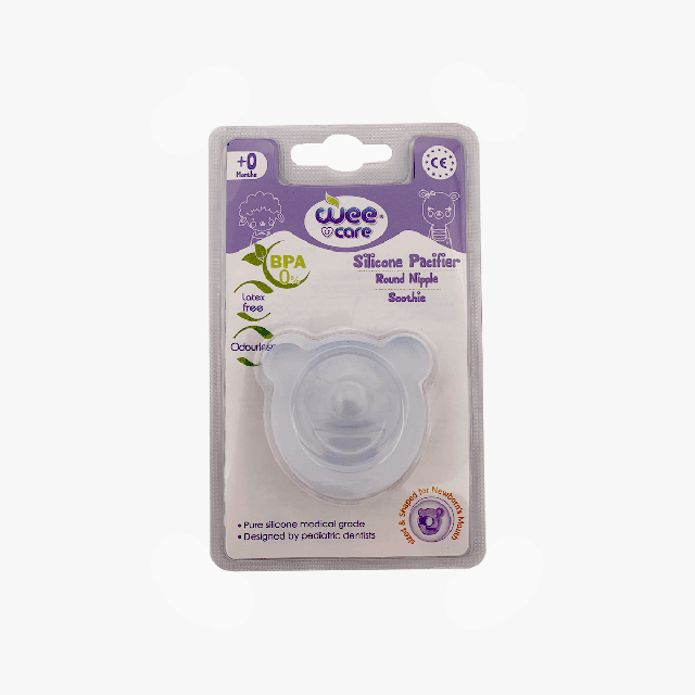 پستانک تمام سیلیکونی سرگرد طرح خرس کد P130 وی بیبی