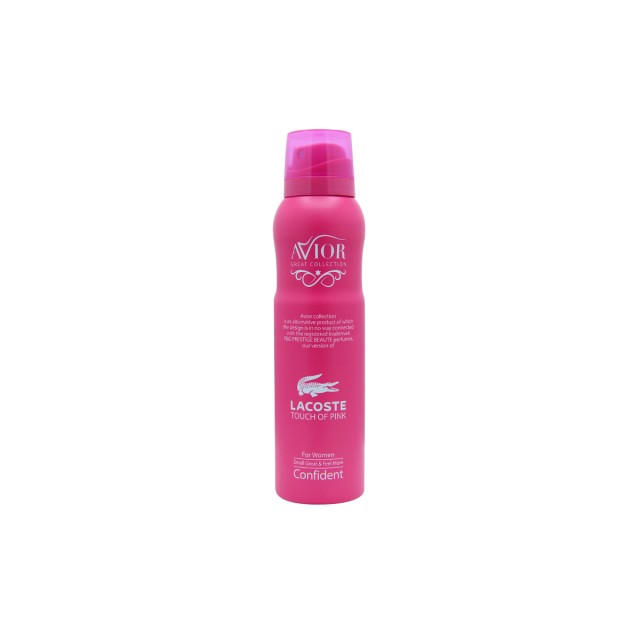 اسپری بدن زنانه اویور (مدل Lacoste Touch Of Pink)