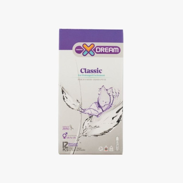 کاندوم ایکس دریم مدل Classic بسته 12 عددی