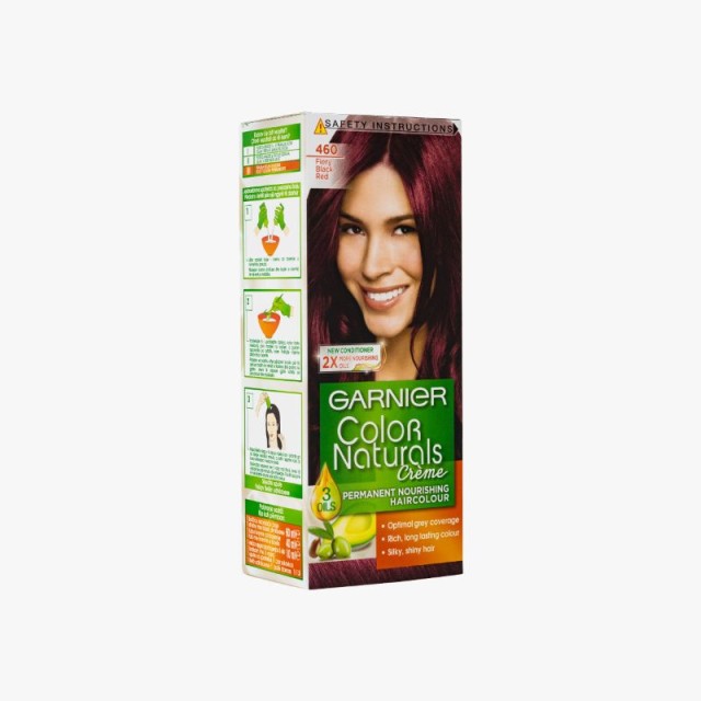 کیت رنگ مو کالر نچرال گارنیه (قرمز آتشی تیره)