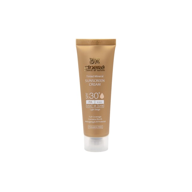 کرم ضد آفتاب و ضد چروک رنگی سینره (SPF 30)
