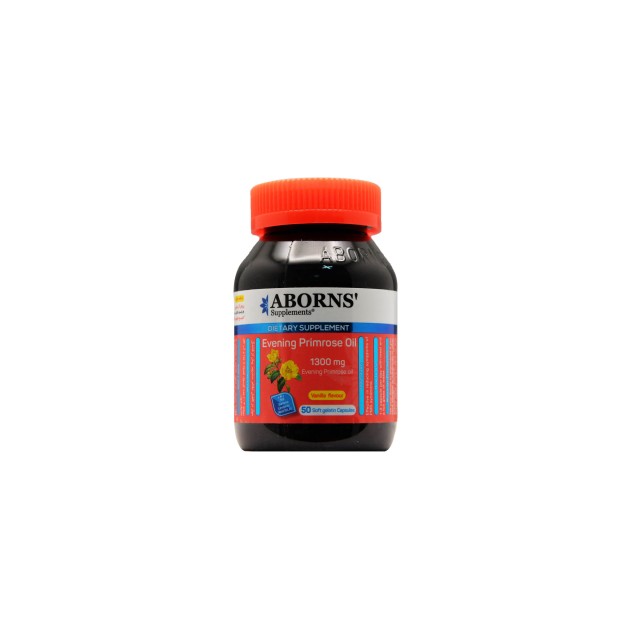 کپسول ژلاتینی روغن گل مغربی 1300 میلی گرم ابورنز