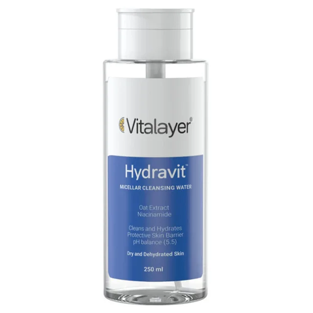 میسلار واتر پاک کننده آرایش پوست خشک ویتالیر (مدل Hydravit)