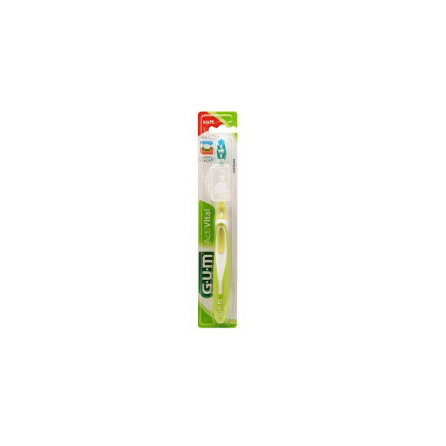 مسواك اکتیویتال نرم سر کوچک جی یو ام (کد 581)