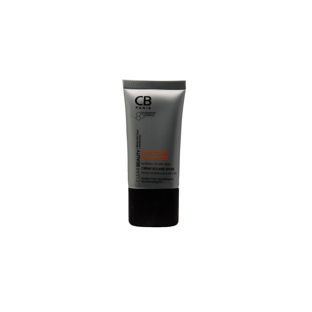 کرم ضد آفتاب پوست نرمال تا خشک سی بی پاریس (SPF 50)
