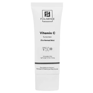 کرم ضد آفتاب حاوی ویتامین سی  پوست نرمال فولی سنس (SPF50)