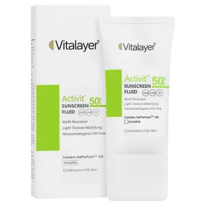 فلوئید ضدآفتاب پوست چرب ویتالیر (SPF50)
