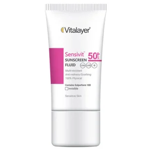 کرم ضدآفتاب پوست حساس ویتالیر (SPF50)