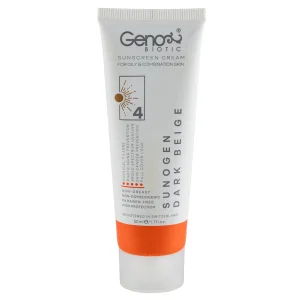 کرم ضد آفتاب پوست چرب و مختلط ژنوبایوتیک (SPF 50)