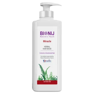 ماسک گیاهی موی رنگ شده و کراتینه شده بیونیج