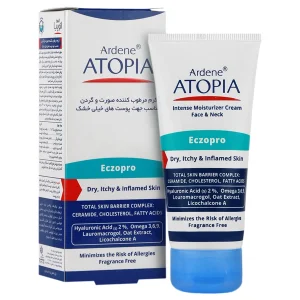کرم مرطوب کننده صورت و گردن پوست خشک آتوپیا آردن