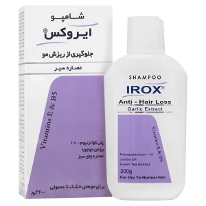 شامپو ضد ریزش عصاره سیر ایروکس
