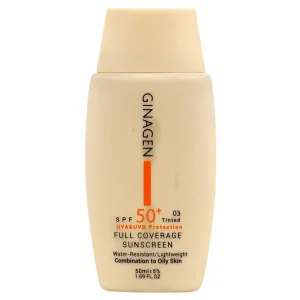 کرم ضد آفتاب پوست چرب ژیناژن (SPF50)