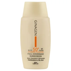 کرم ضد آفتاب پوست چرب ژیناژن (SPF50)