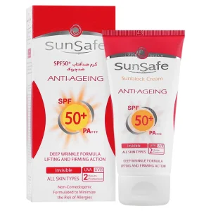 کرم ضدآفتاب و ضد چروک سان سیف (SPF50)