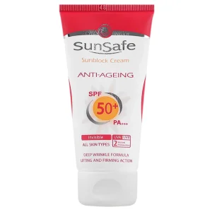 کرم ضدآفتاب و ضد چروک سان سیف (SPF50)
