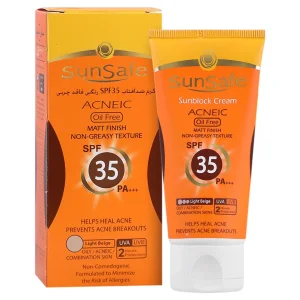 کرم ضدآفتاب فاقد چربی سان سیف (SPF 35)