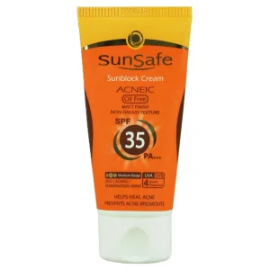 کرم ضدآفتاب فاقد چربی سان سیف (SPF 35)