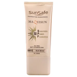 کرم ضدآفتاب کرم پودری و پرایمری فاقد چربی سان سیف (SPF 50)