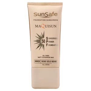 کرم ضدآفتاب کرم پودری و پرایمری فاقد چربی سان سیف (SPF 50)