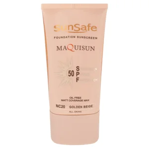 کرم ضدآفتاب کرم پودری و پرایمری فاقد چربی سان سیف (SPF 50)