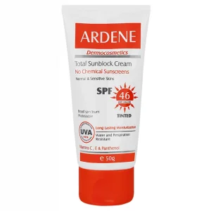 ضدآفتاب پوست معمولی و حساس فاقد جاذبهای شیمیایی (SPF 46) آردن