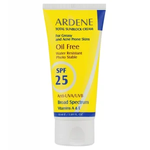 کرم ضدآفتاب پوست چرب و جوشدار آردن (SPF 25)