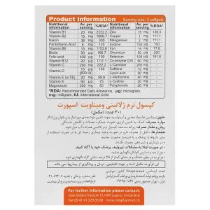 سافت ژل ومیناویت اسپورت ویواتیون