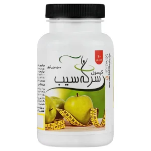 کپسول سرکه سیب 500 میلی‌گرم الیس