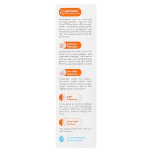 ضدآفتاب فلوئیدی پوست حساس، چرب و مستعد آکنه سان سیف (SPF50)
