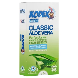 کاندوم 12 عددی کدکس (مدل Classic Aloevera)
