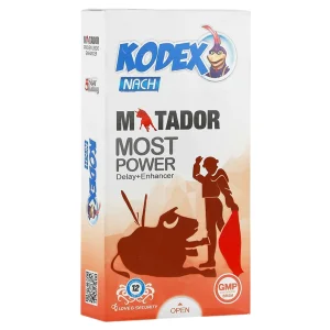 کاندوم خاردار و حلقوی 12 عددی کدکس (مدل Matador)