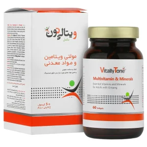 سافت ژل مولتی ویتامین و مواد معدنی ویتالی تون (60 عددی)