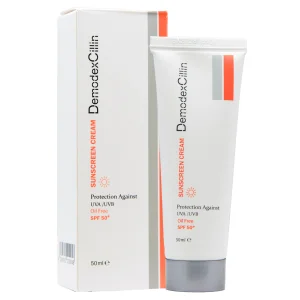 کرم ضد آفتاب فاقد چربی دمودکسیلین (SPF50)