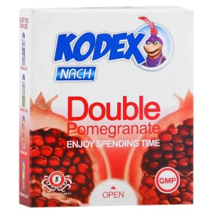 کاندوم انار 3 عددی کدکس (مدل Double Pomegranate)