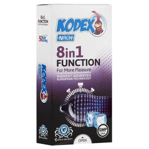 کاندوم 10 عددی کدکس (مدل 8in1 FUNCTION)