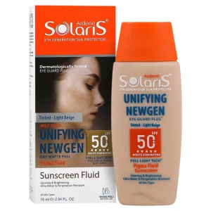 فلوئید ضدآفتاب و روشن کننده انواع پوست آردن سولاریس (SPF50)