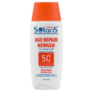فلوئید ضدآفتاب و ضدچروک سطحی انواع پوست آردن سولاریس (SPF50)