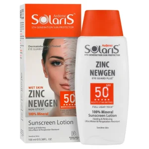 لوسیون ضد آفتاب و التیام بخش پوست حساس آردن سولاریس (SPF50)