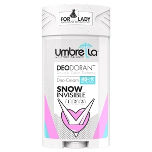 دئودورانت خوشبو کننده بدن زنانه آمبرلا (مدل SNOW Invisible)