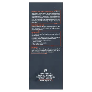 کرم ضدآفتاب فاقد چربی مخصوص آقایان مای (SPF 50)